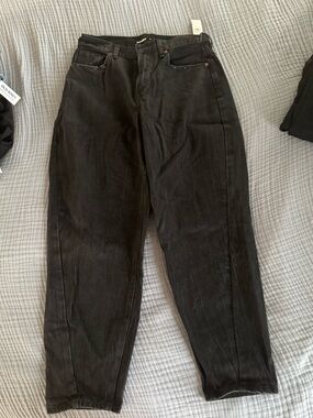 NWT Old Navy Extra High-Rise Black 100% Cotton Jeans Size 6